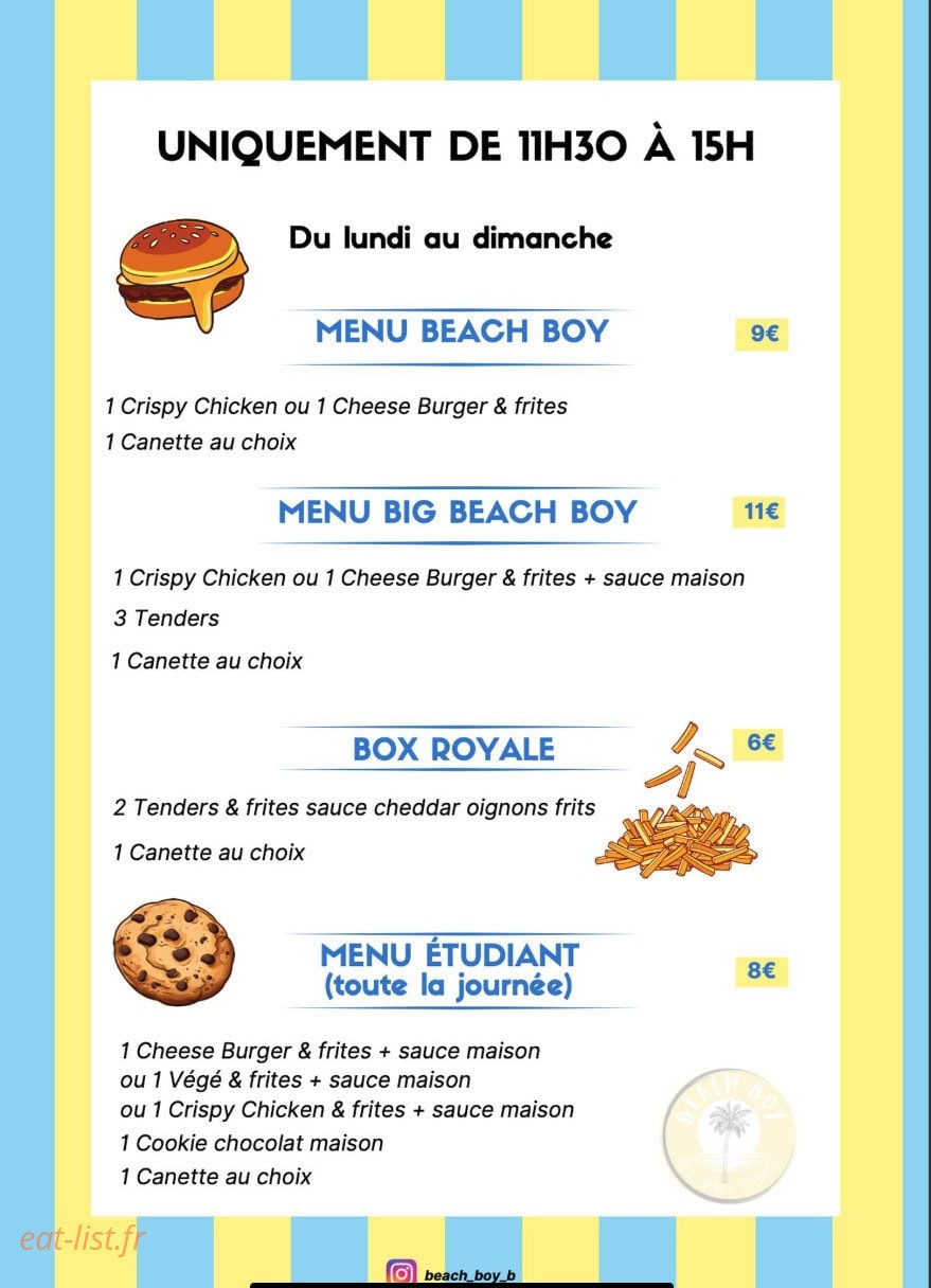 Beach Boy — carte page 1