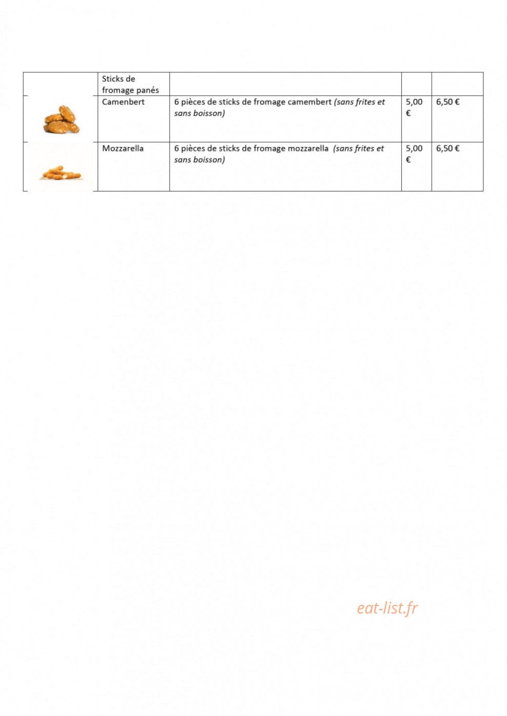 Big Moh's — carte page 10