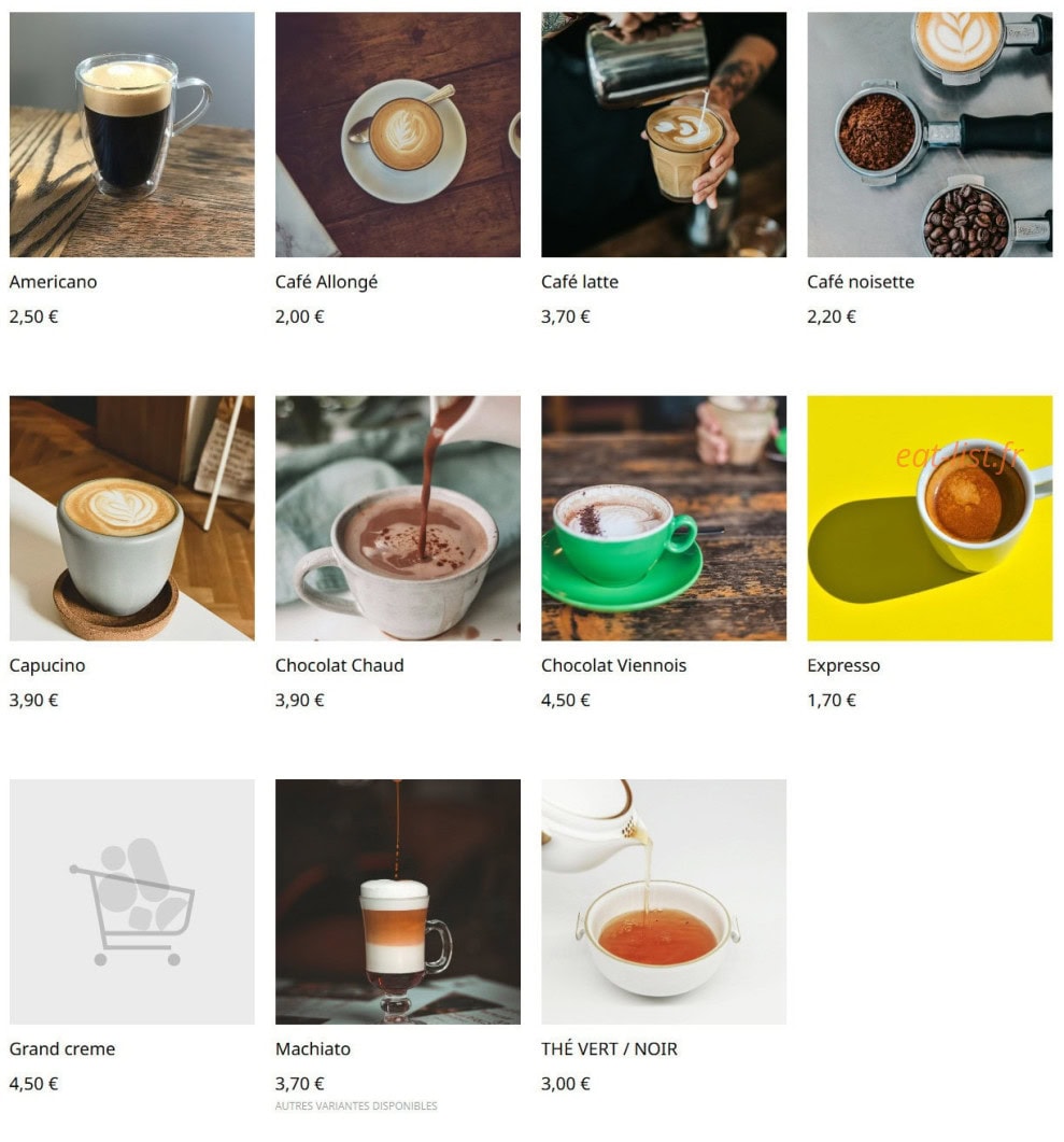Bloom Brunch & Co — carte page 2