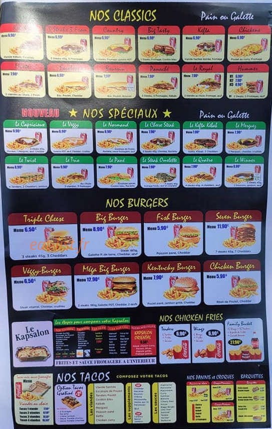 Buffet de la gare — carte page 2