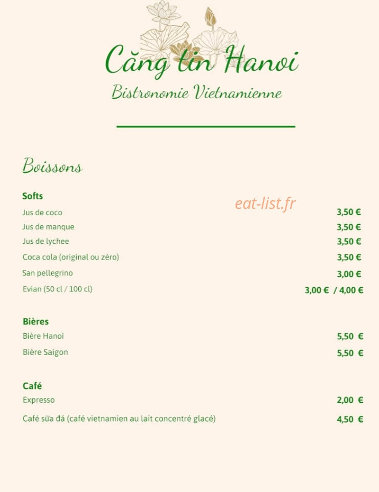 Căng Tin Hanoi — carte page 3