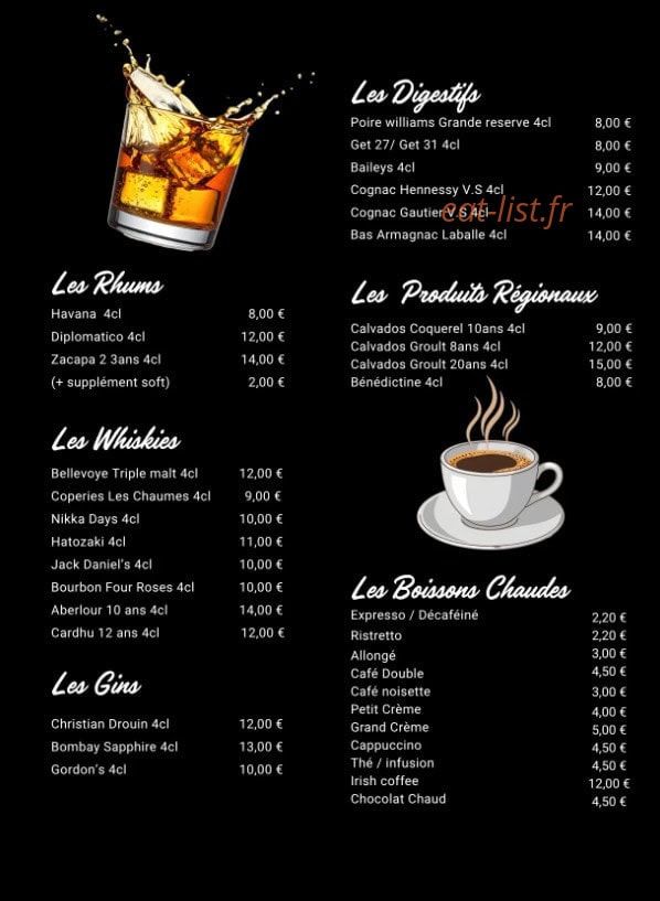 Chez Dhan — carte page 7