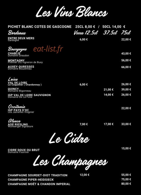 Chez Dhan — carte page 6