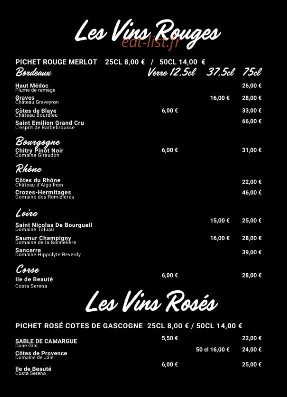 Chez Dhan — carte page 5