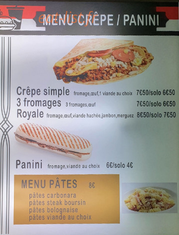 Chicken west — carte page 4