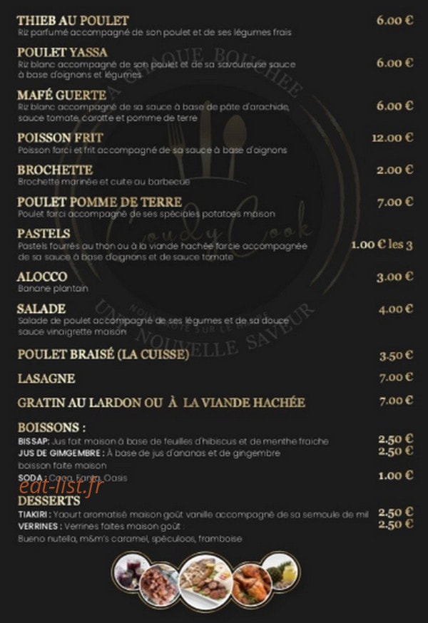 coudycook — carte page 1