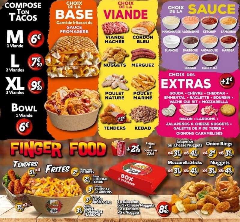 Crousti Pizza — carte page 4