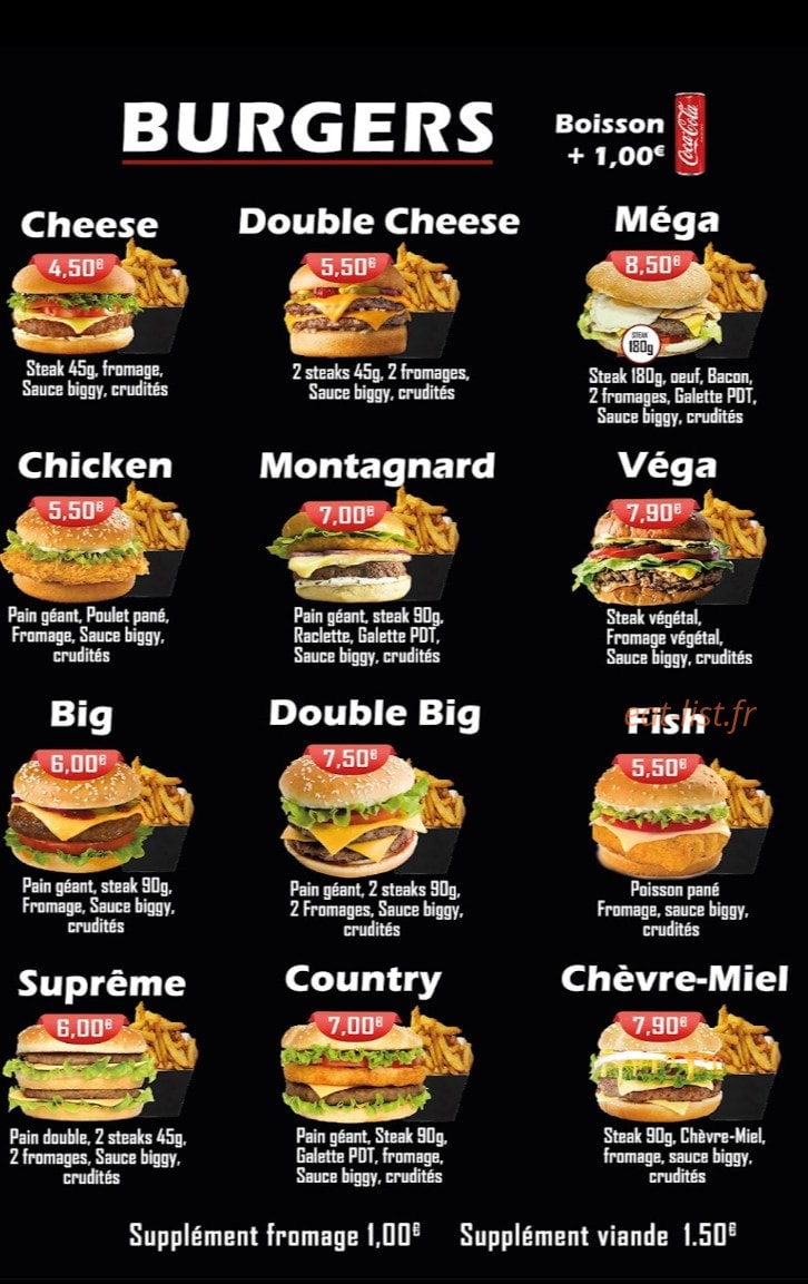 Doner kebab — carte page 2