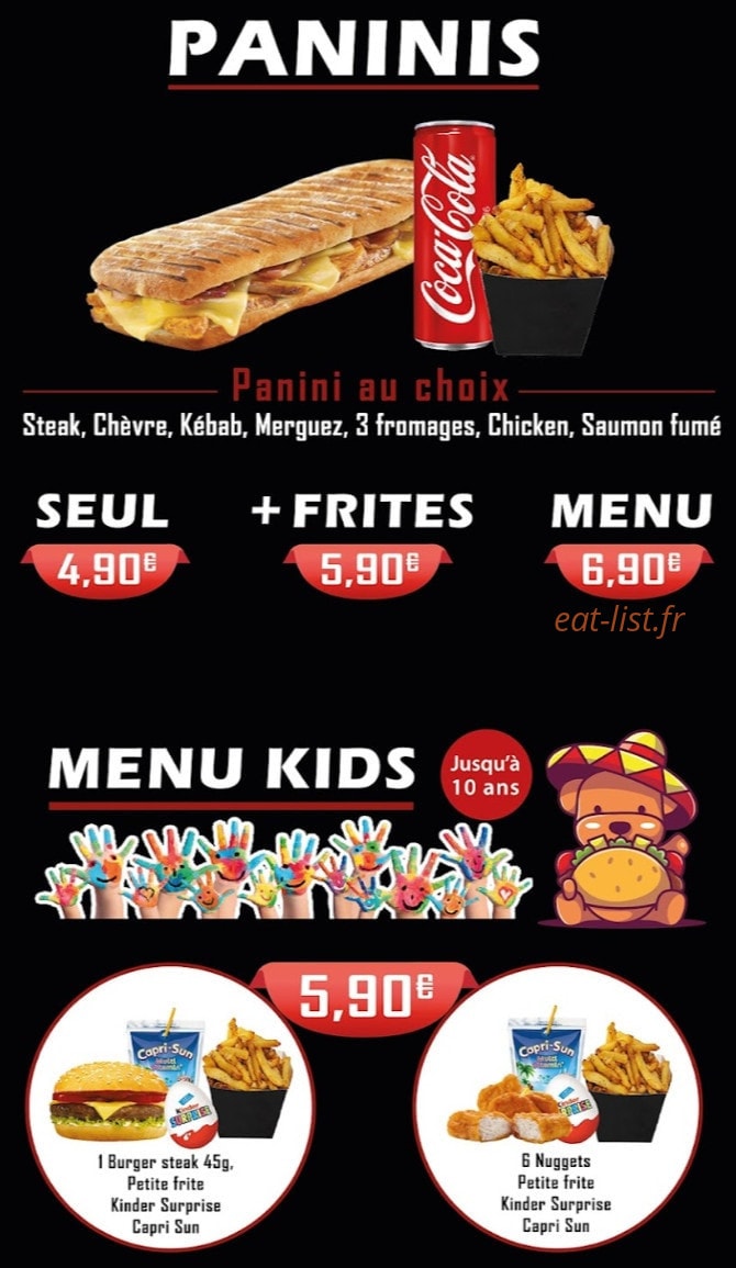 Doner kebab — carte page 5