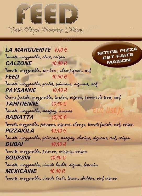 Feed — carte page 8