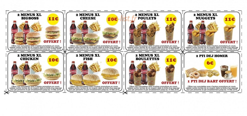 Flex Café — carte page 1