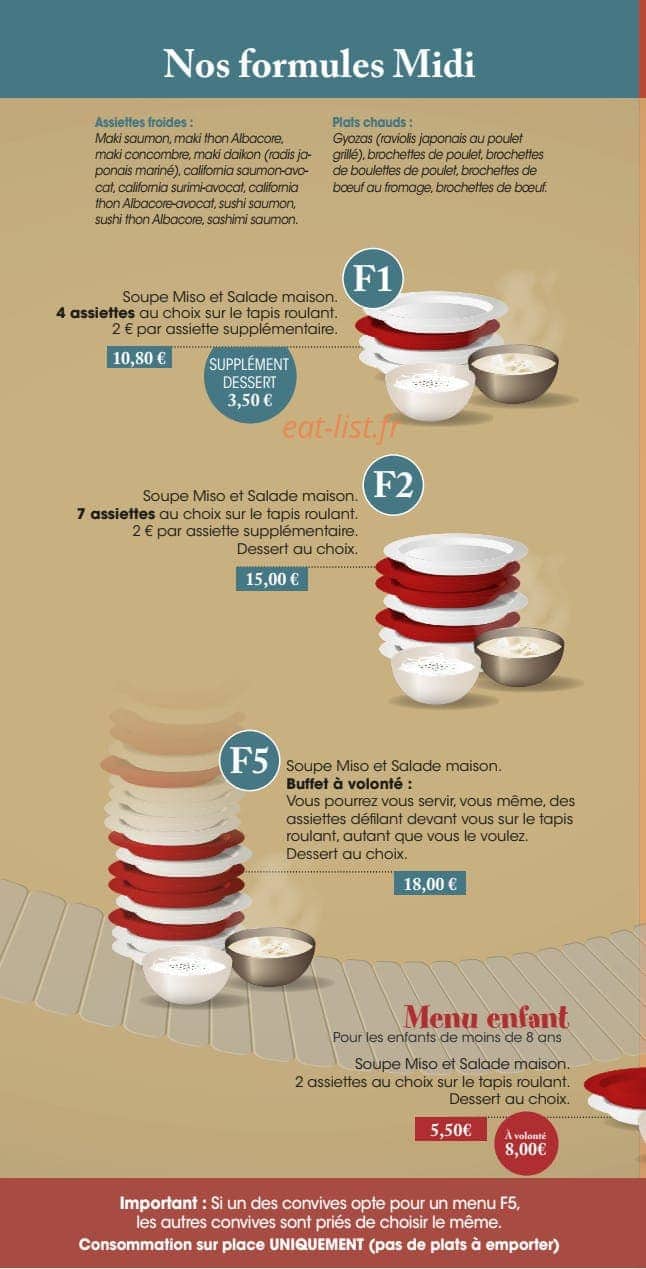 Fujiya Sushi — carte page 4
