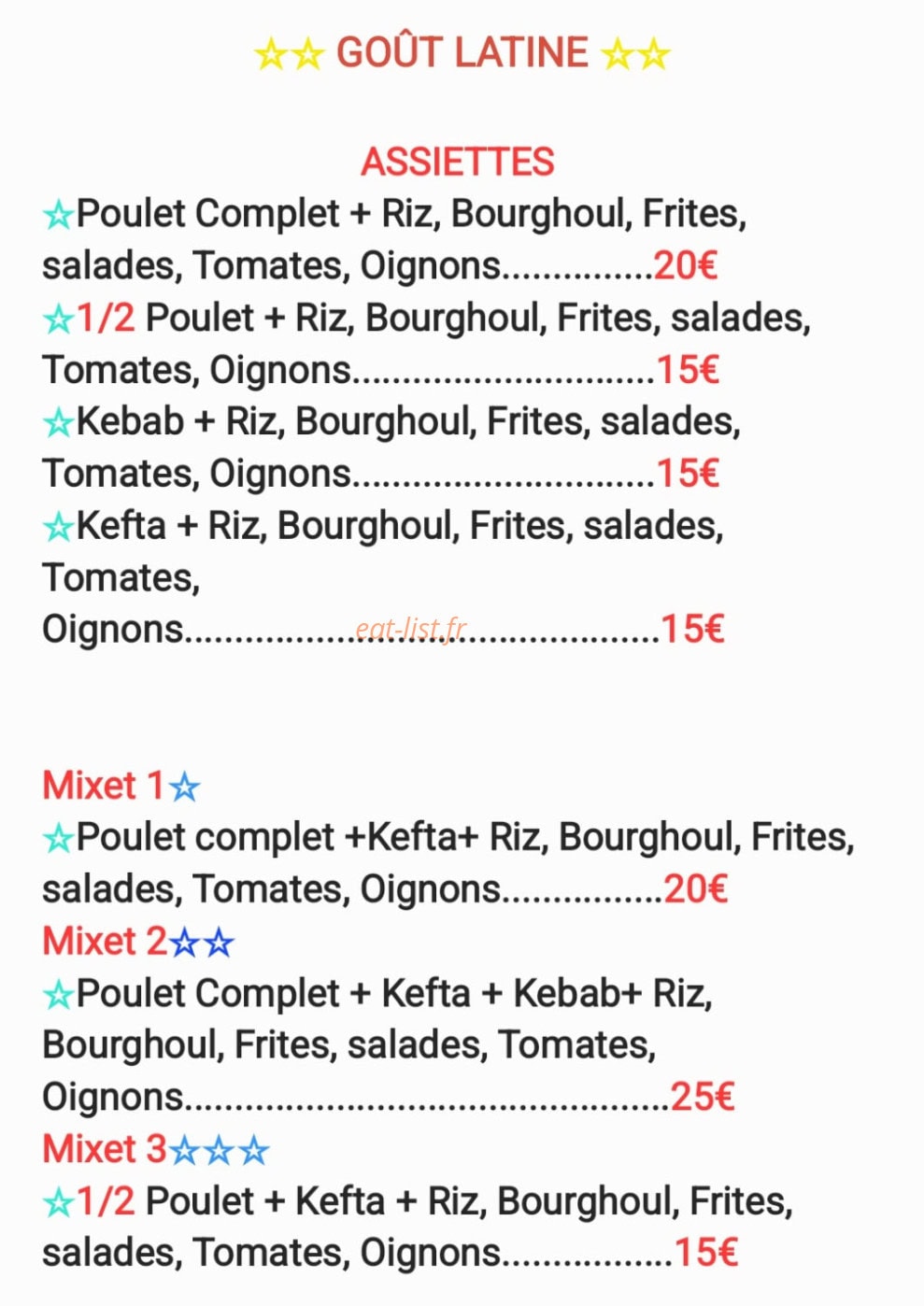 Gout Latine — carte page 1