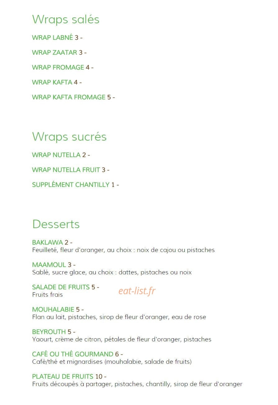 Graine de Sésame — carte page 3
