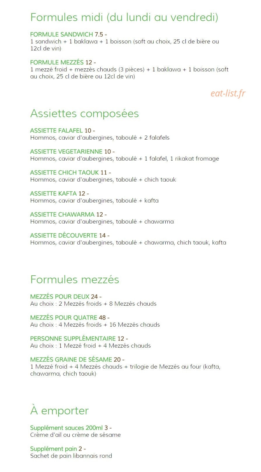 Graine de Sésame — carte page 4