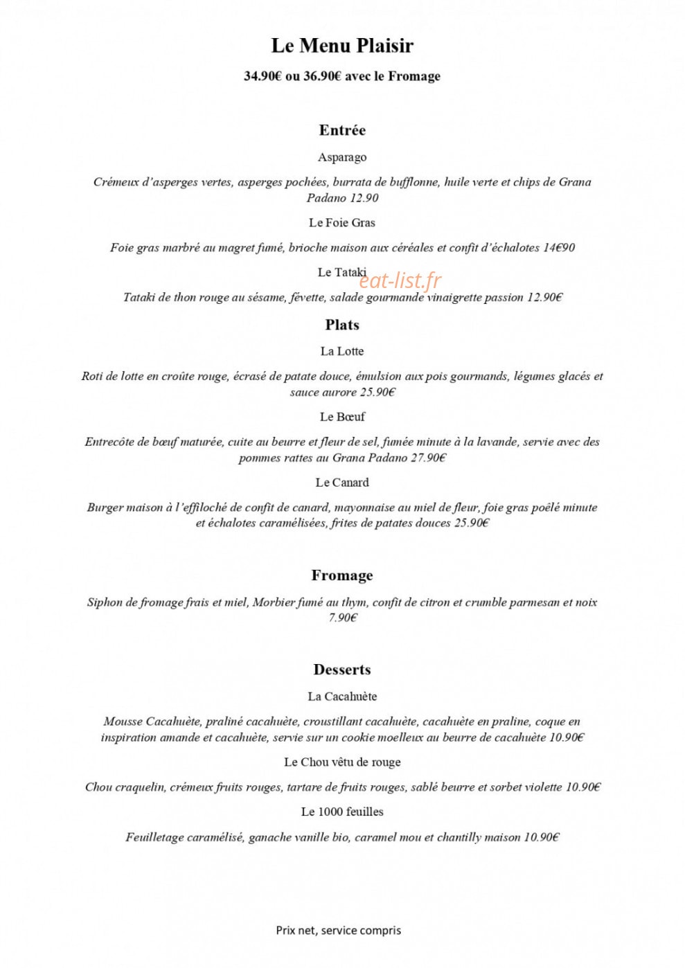 L'Anecdote — carte page 2