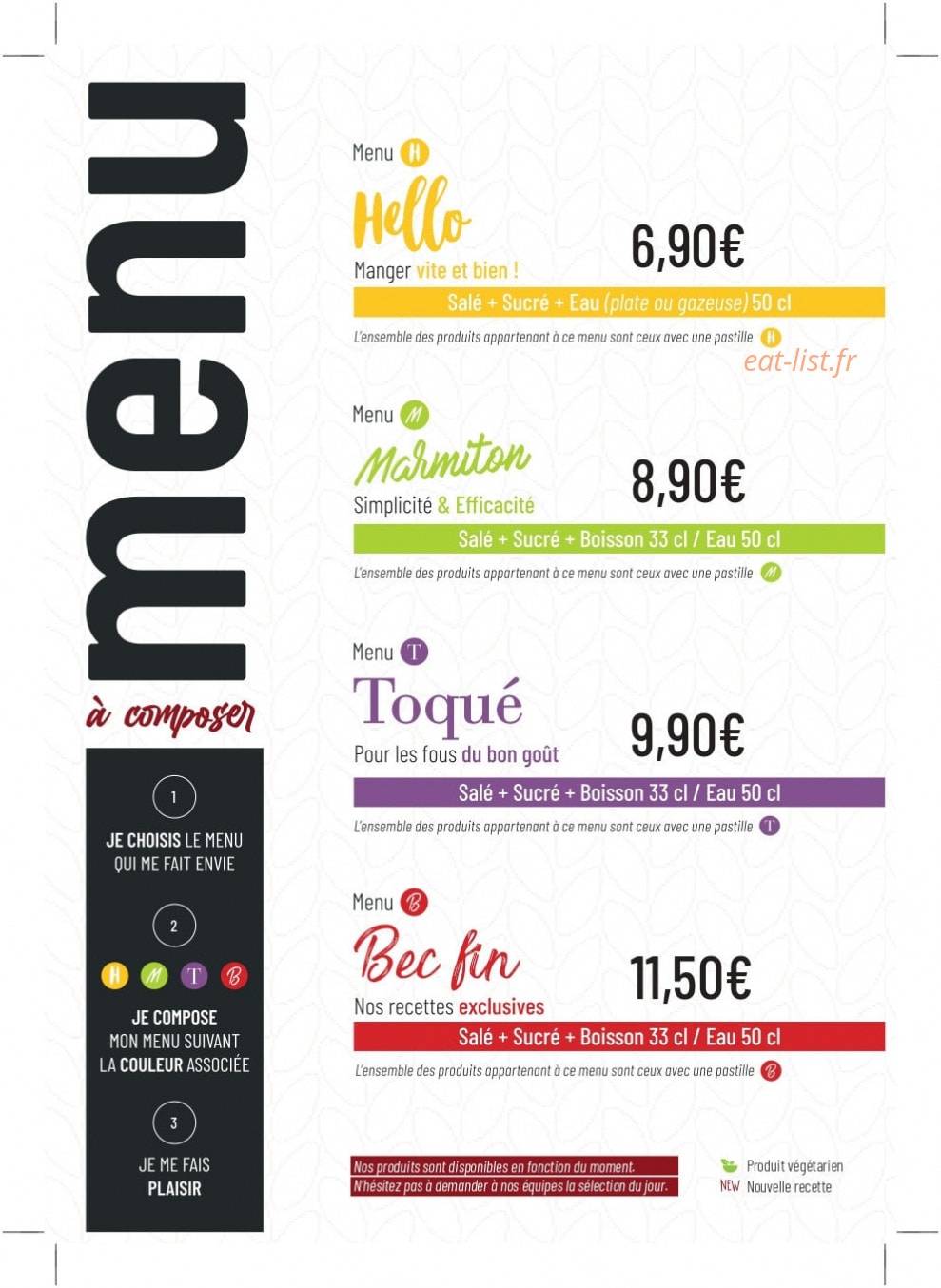 L'atelier Papilles — carte page 2
