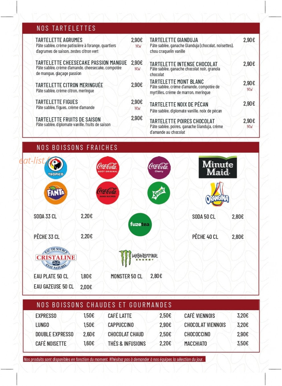 L'atelier Papilles — carte page 7