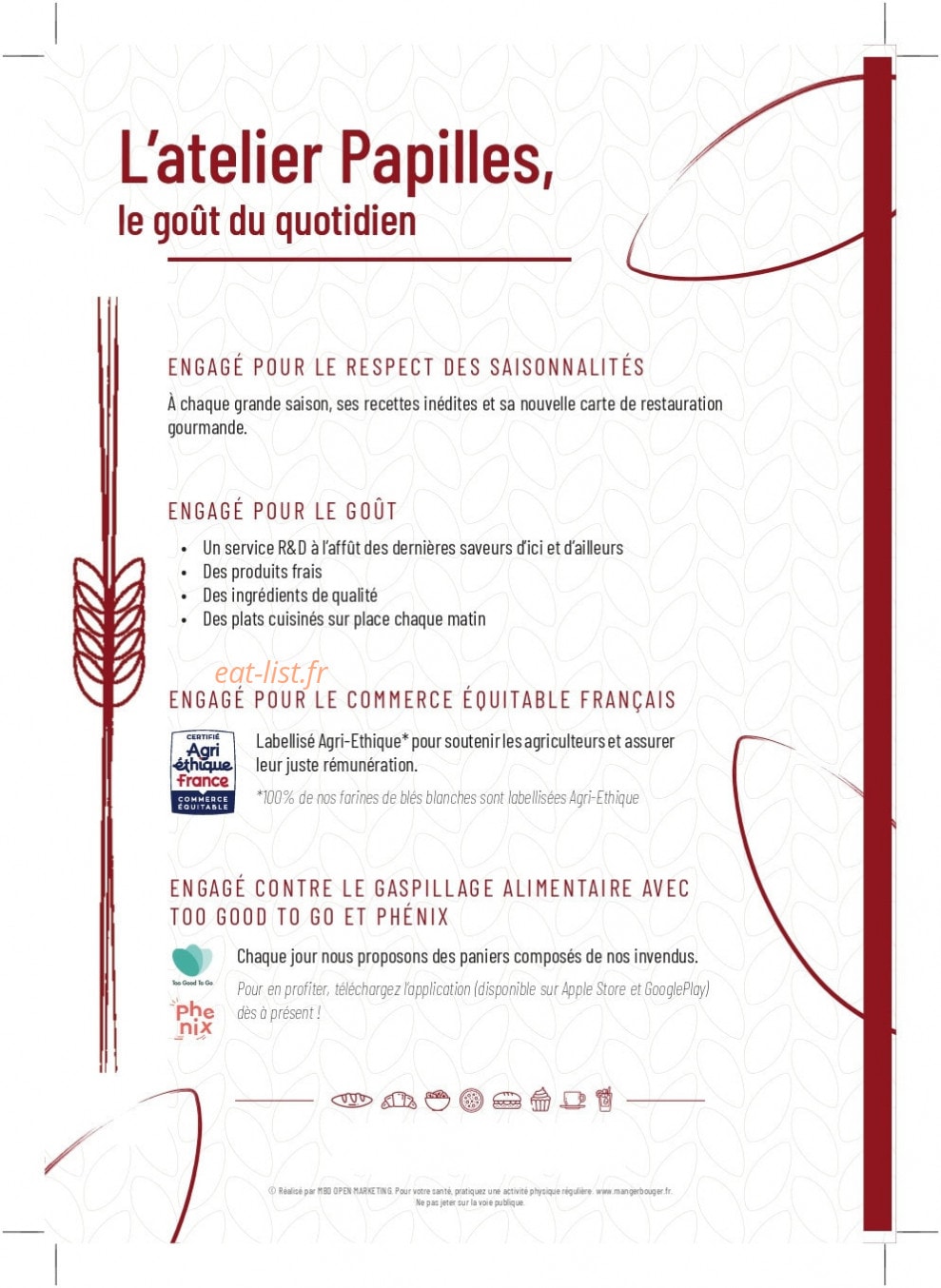 L'atelier Papilles — carte page 8