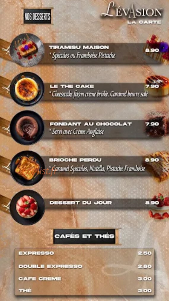 L’evasion — carte page 3