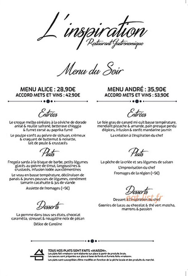 L’inspiration — carte page 2