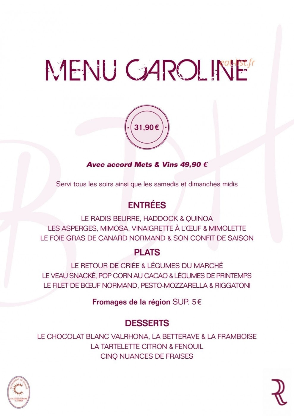 La BDH — carte page 4