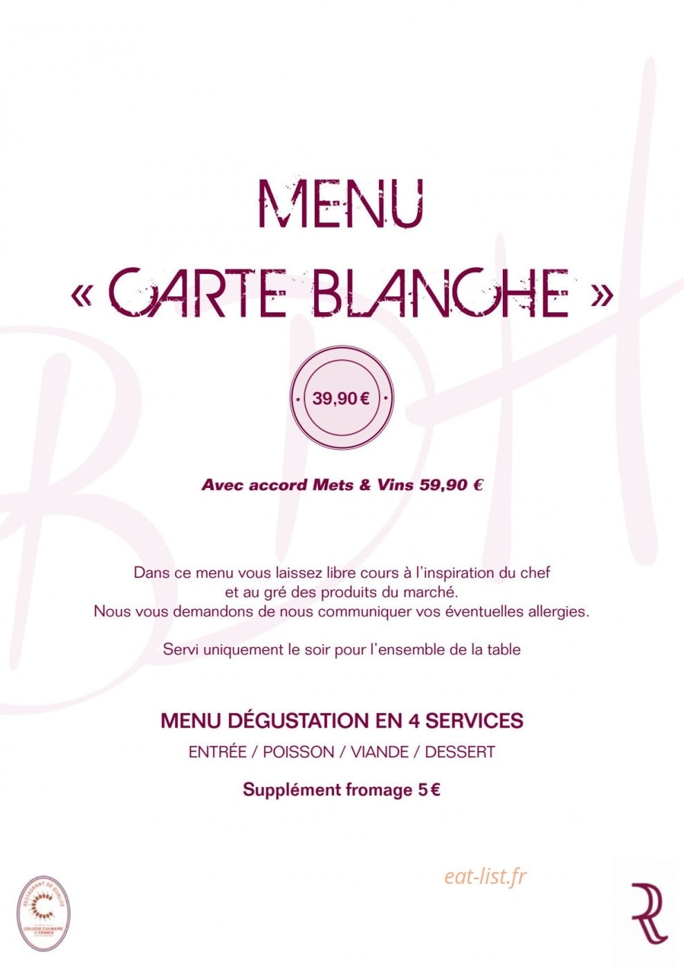 La BDH — carte page 3