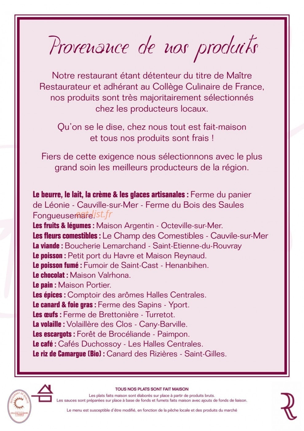La BDH — carte page 2