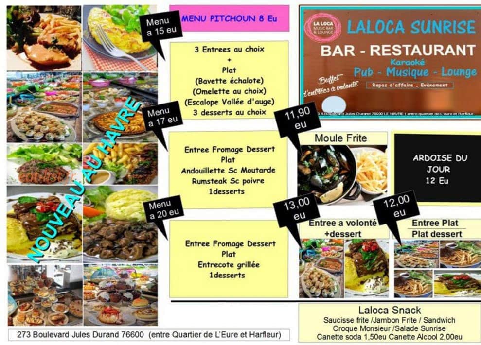 La Loca — carte page 1