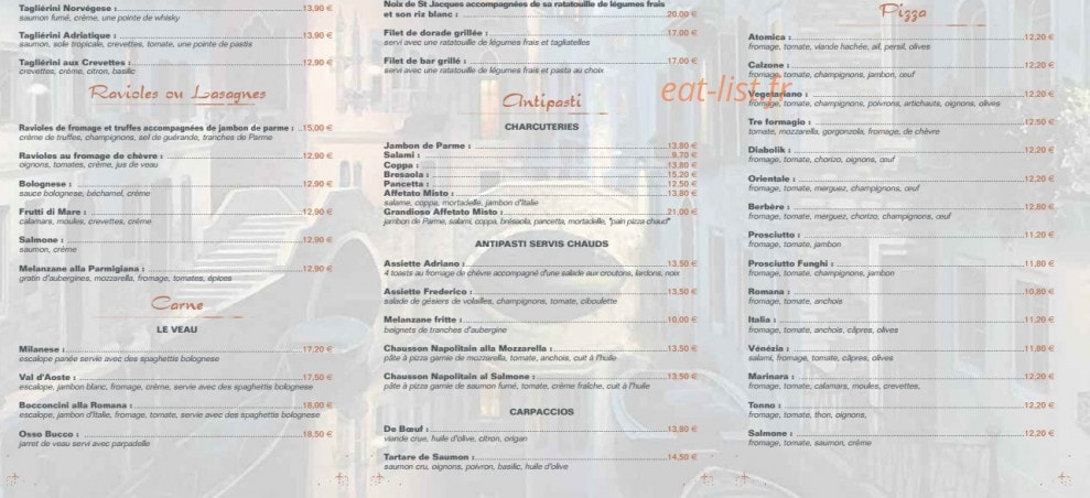 La Lucciola — carte page 4