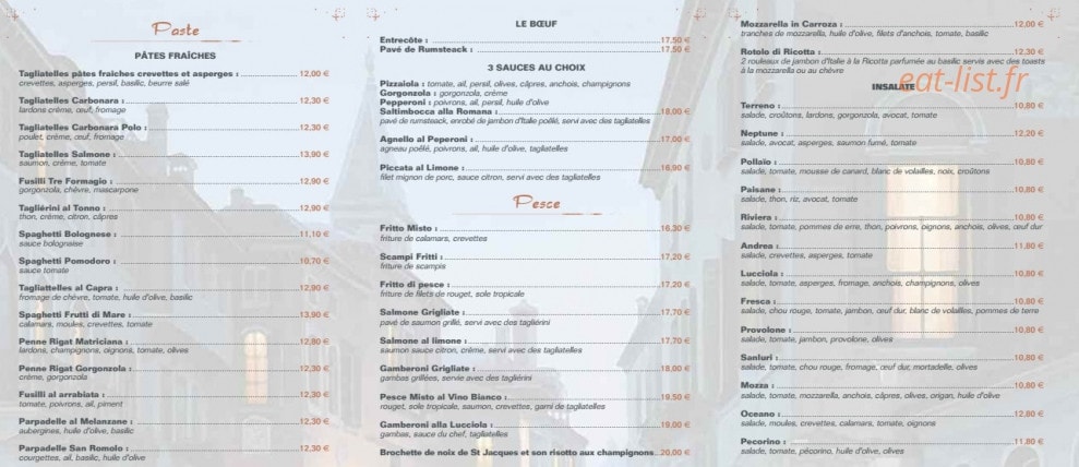 La Lucciola — carte page 3