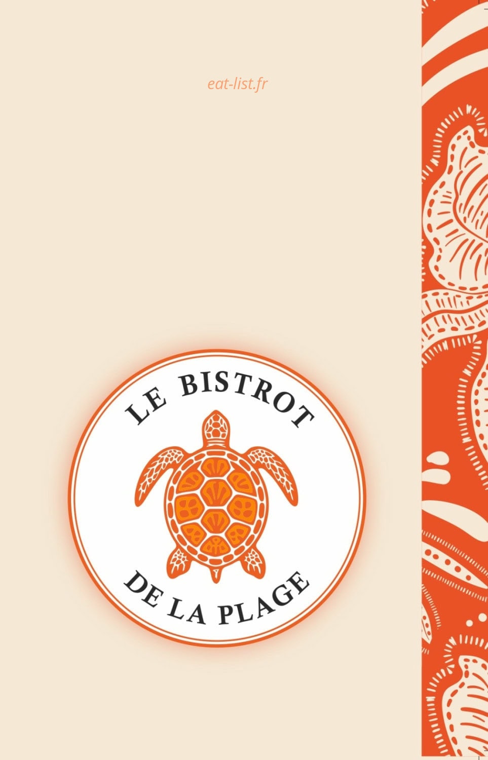 Carte et menu des boissons