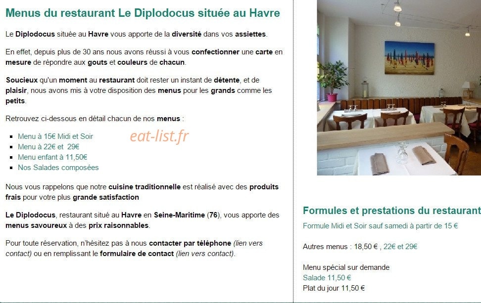 Le Diplodocus — carte page 1