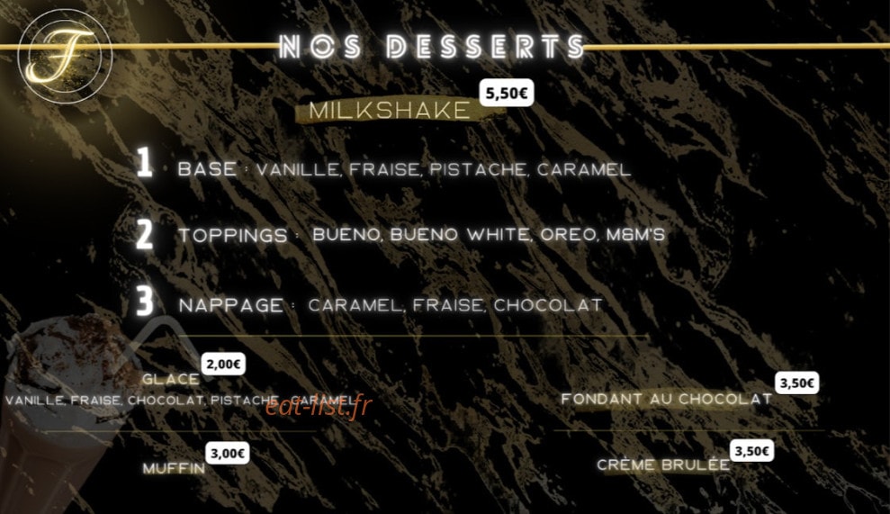 Le Famous food — carte page 3