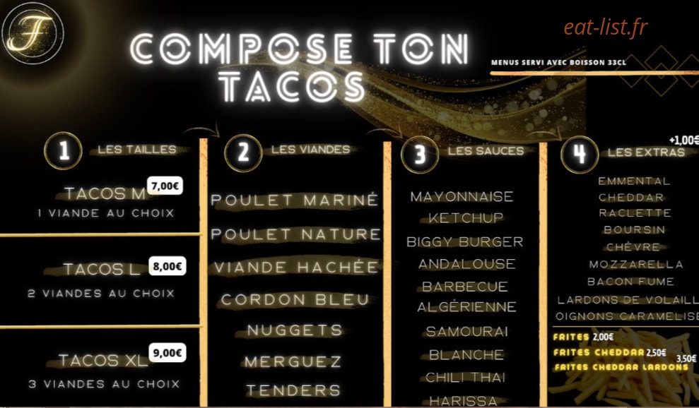 Le Famous food — carte page 2