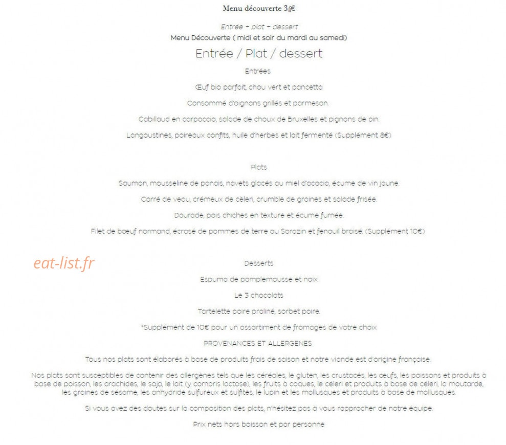 Le Margote — carte page 2