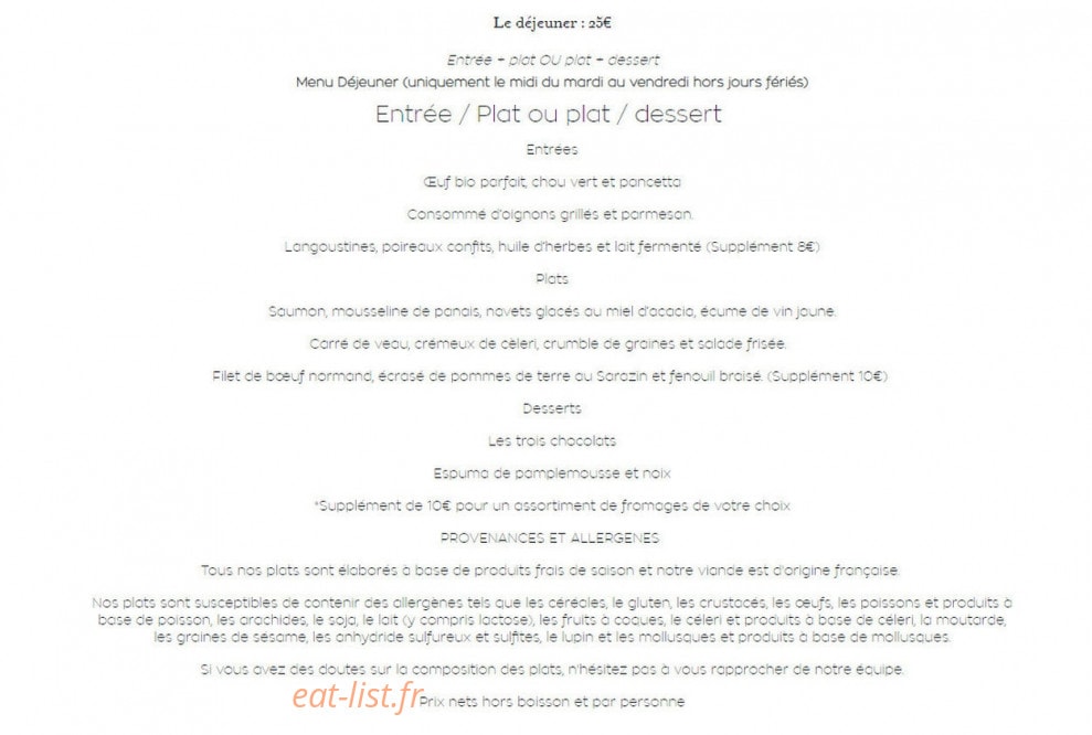 Le Margote — carte page 1