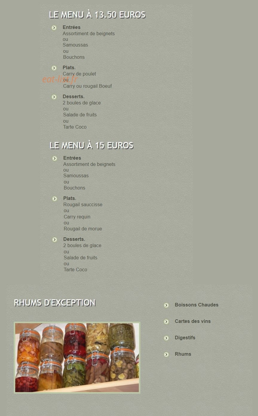 Le masala de l'océan indien — carte page 2