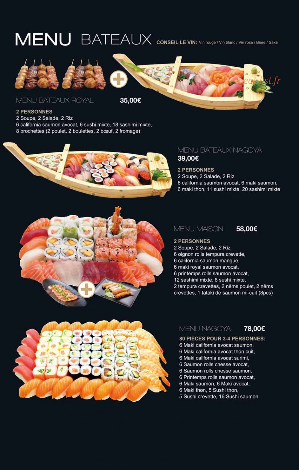 Le Nagoya — carte page 14