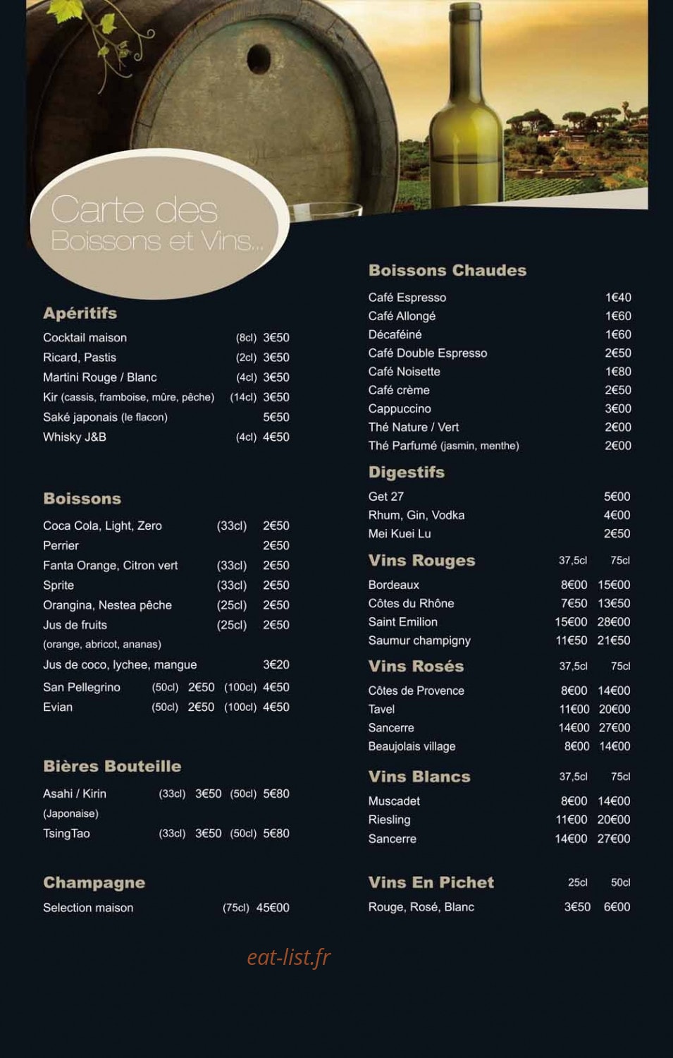 Le Nagoya — carte page 15