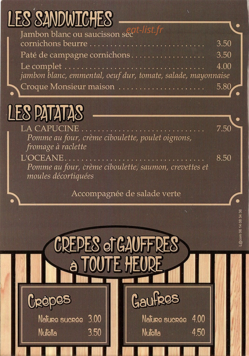 Les Capucines — carte page 3