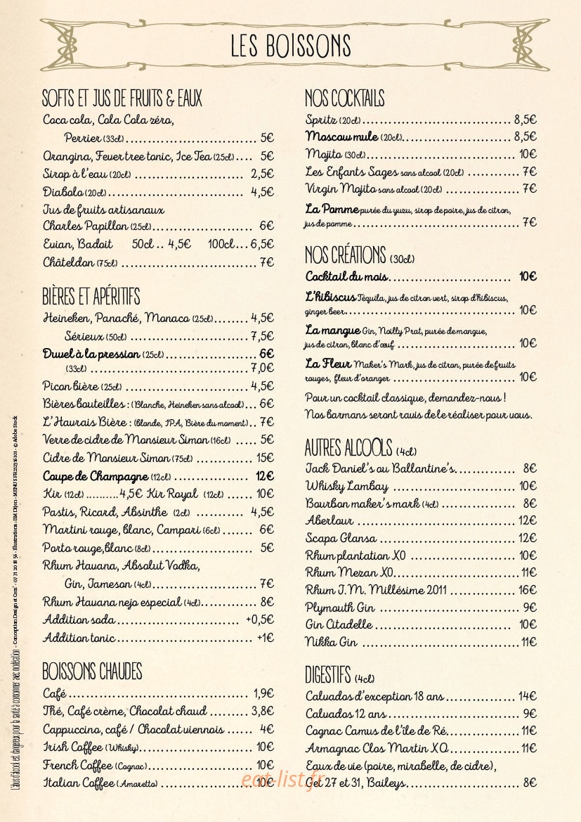Les enfants sages — carte page 4