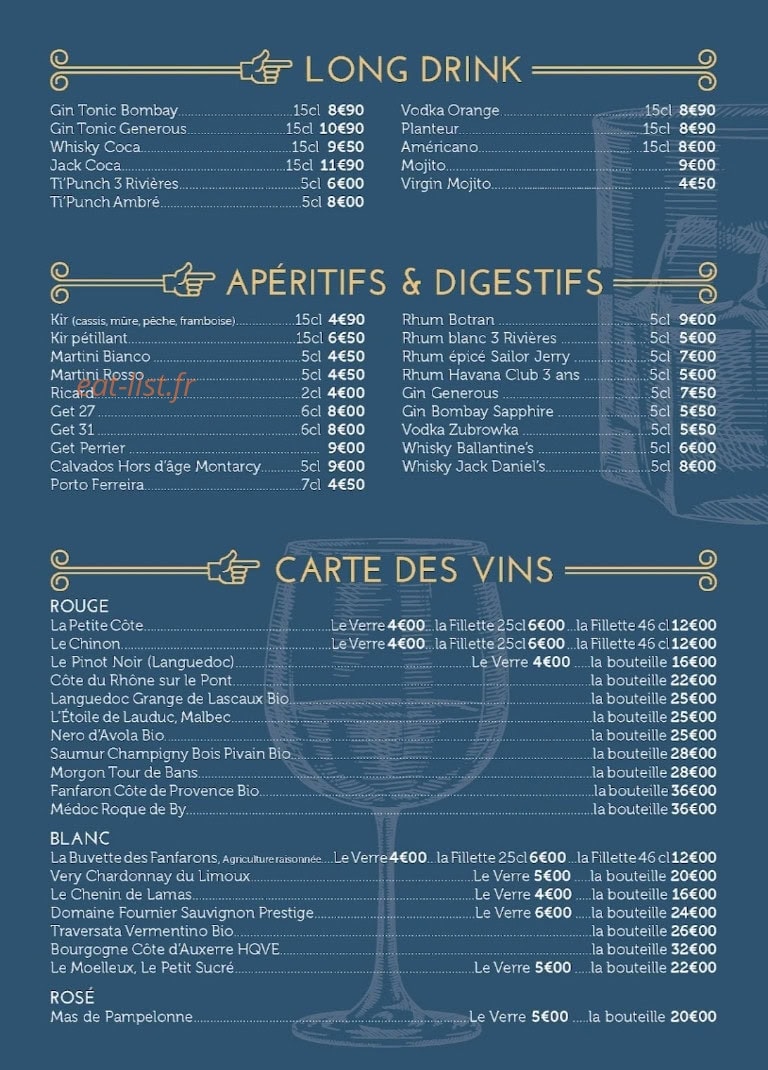 Les Fanfarons — carte page 2