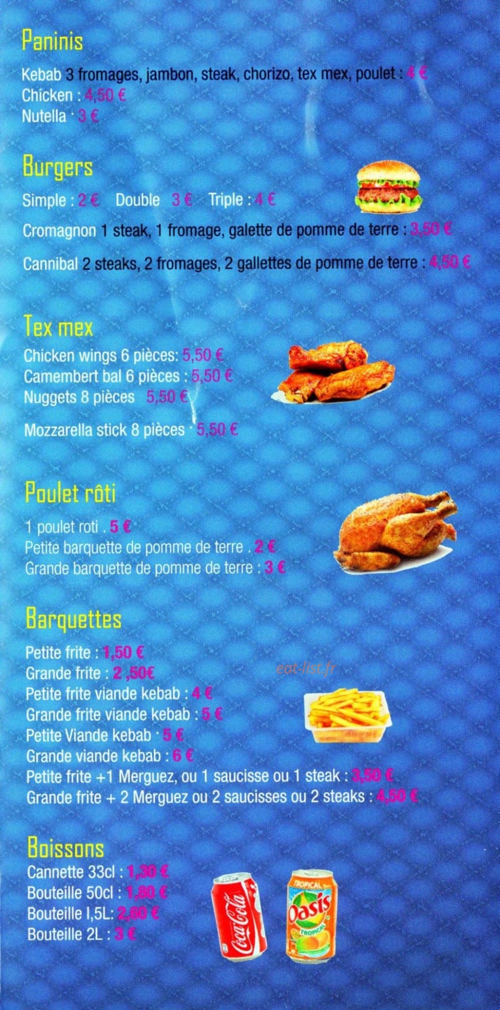 Makkebab — carte page 3