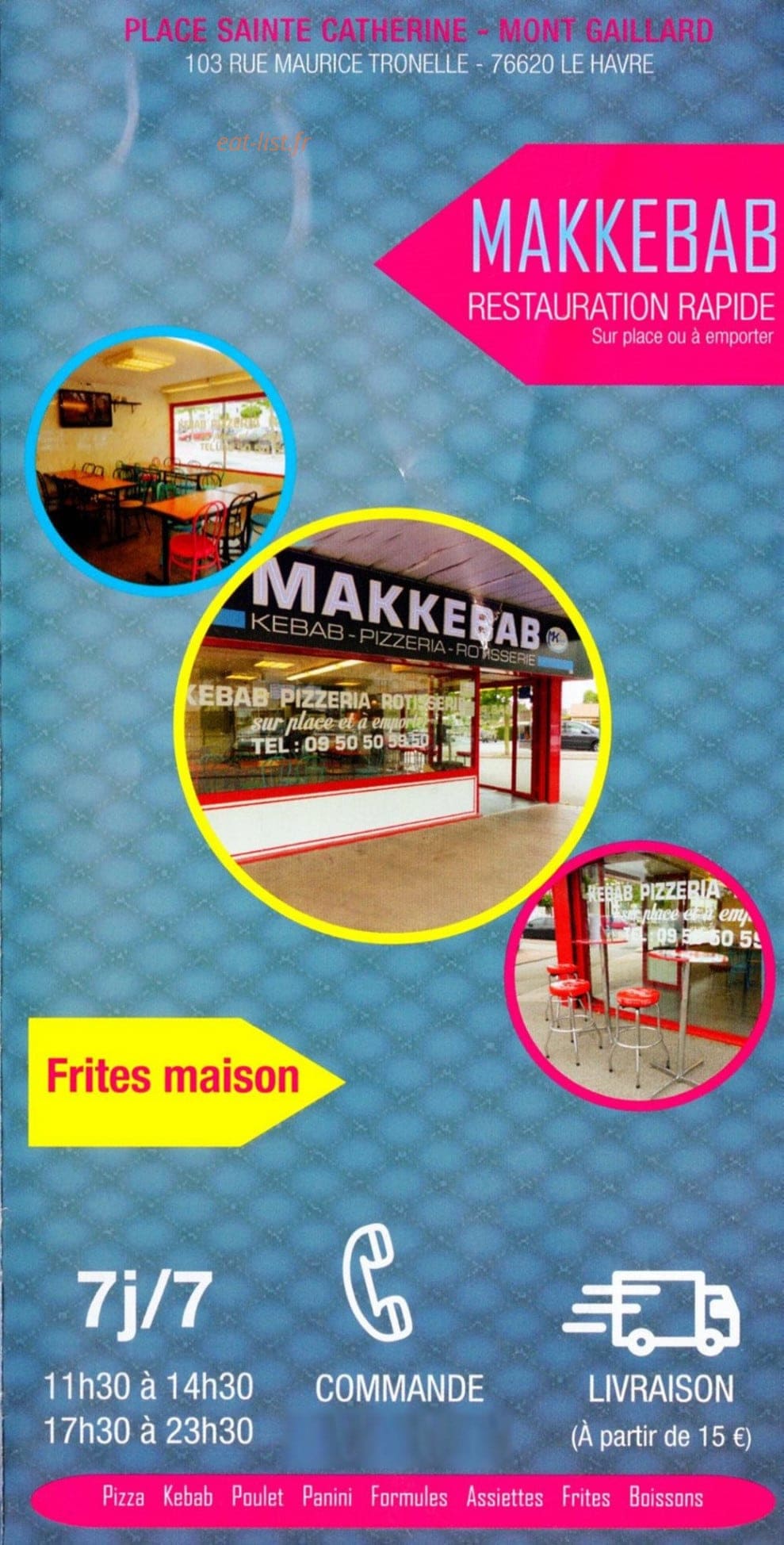Makkebab — carte page 1