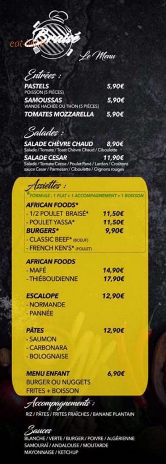 Ô’braisé LH — carte page 1