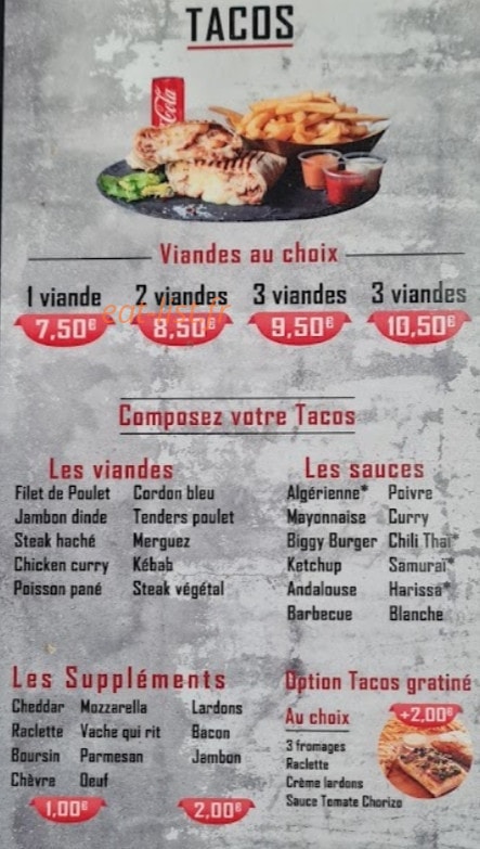 O Gyros — carte page 1