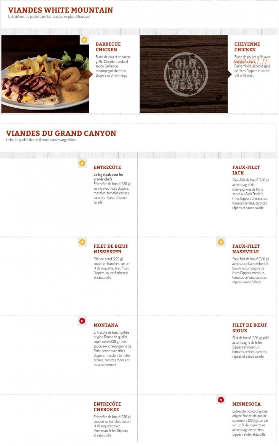 Old wild west — carte page 4