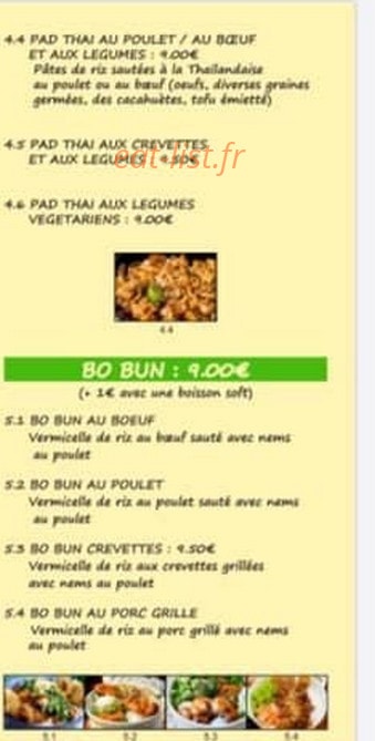Pho Viet — carte page 6