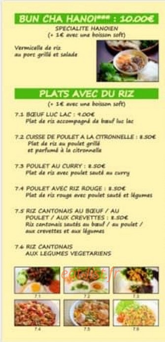 Pho Viet — carte page 4